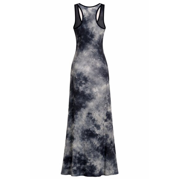 Go Couture Tie-Dye Longline Tank Dress Medium - Picture 4 of 14